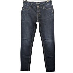 Silver Jeans Co Suki JeansWomens 29x31 Dark Indigo Blue Skinny Mid Rise Denim